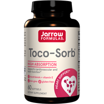 Jarrow Formulas Toco-Sorb High Absorption (Tocotrienoliai + Vitaminas E) 60 kapsulių