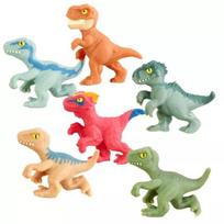 Goo Jit Zu: Jurassic World tampomi mini veiksmo figūrėlių rinkinys, 6 vnt.