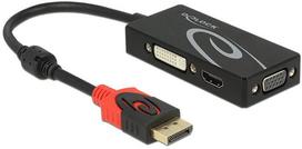 Delock Adapteris Displayport 1.2 vyriškas VGA/HDMI/DVI