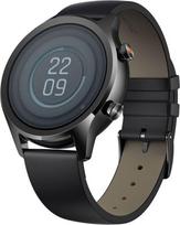 Išmanusis laikrodis Mobvoi TicWatch C2+, Juodos spalvos korpusas su juodos spalvos odiniu dirželiu