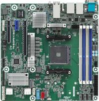 ASRock X570D4U-2L2T/BCM pagrindinė plokštė 1x AM4 AMD Ryzen X570 (4xDIMM, SATA, 2xM.2, 2xGbE, 2x10GbE, IPMI)