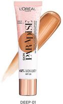 L'Oreal Paris, Skin Paradise, Aloe Vera, Hydrating, vandens kremas, veidui, SPF 20, 01, Deep, 30 ml
