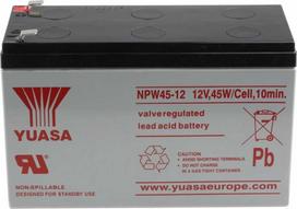 Eaton „Yuasa“ švino rūgšties akumuliatorius 8,5 Ah 151 x 65 x 94 mm 12 V (NPW45-12)