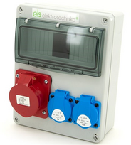 Els Elektrotechnika 8NO210 Konstrukcinis skirstytuvas 16A/5 + 2*GS 230V, sieninis korpusas, neįrengtas, 8NO210