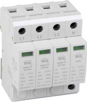 Kanlux 36317 Viršįtampių iškroviklis C tipas 2 3P+N 20kA 1,5kV KSPD-TT 275/160 3P+N 36317