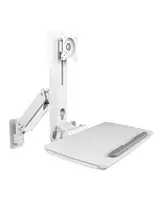 ICY BOX IB-WS700-W Sėdėjimo-stovėjimo darbo stotelė, sieninė, balta, 88,9 cm (35 inch)