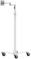 Laikiklis Maclocks Compulocks Rise Freedom Extended - VESA Articulating Arm Rolling Cart - Baltas