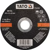 Yato METALO PJOVIMO DISKAI 125X3,2X22 MM