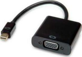 Vertė VALUE Mini DisplayPort-VGA adapteris, vyriškas Mini DP į moteriškas VGA