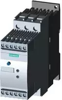 Siemens švelnaus paleidimo įrenginys, 3 fazių, 200–480 V kintamoji srovė, 32 A, 15 kW / 400 V, Uc = 24 V kintamoji / nuolatinė srovė, S0 (3RW3027-1BB04)