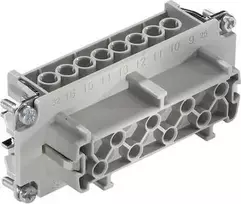LAPP Jungties įdėklas 16P+PE lizdas 16A 500V EPIC H-BE 16 BS (10195100)