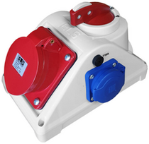 Els Elektrotechnika Els Polska E960625411C Statybinis skirstomasis skydas su jungikliu L-0-P COMBO 32/5 1x230V IP44 / E960625411C