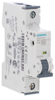Siemens 5SY7110-7 Grandinės pertraukiklis C10A 1P 230/400V 15kA (pagal IEC 60898) / 30kA (pagal IEC 60947) 5SY7110-7