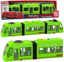 Metro traukinys su šviesos ir garso efektais, 1:16, žalias