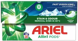 Skalbimo kapsulės Ariel, 30 vnt.