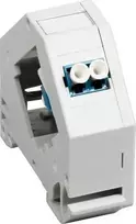 Efb Elektronik EFB DIN bėgelio adapterio laikiklis su LC dvipuse vienmode jungtimi