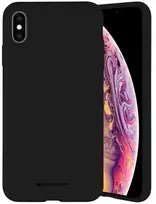 Dėklas Mercury Silicone Samsung A20s A207 juoda juodas