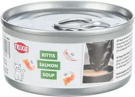 TRIXIE Sriuba katėms su vištiena ir lašiša, 4 × 80 g (pak.4)