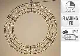Victoria Sport KOOPMAN DEKORATYVINIS VAINIKAS PADANGA 720LED 50CM JUODA
