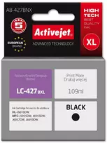 Activejet AB-427BNX Brother spausdintuvo rašalo kasetė, Brother LC-427BXL pakaitalas; Supreme; 109 ml; juoda