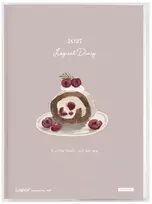 Japoniškas darbo kalendorius 2027 "Logical Diary" B6, sweets style NSV-B602H-27P
