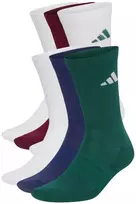 Kojinės adidas Cushioned Crew 6 par žalia, mėlyna, balta, bordo spalvos KQ6769 (34-36)