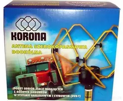 Antena plačiajuostė KORONA 12V TV/FM multidirectional