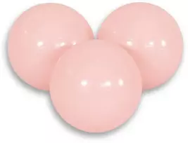 Sauso baseino plastikiniai kamuoliukai, 50 vnt., rožiniai