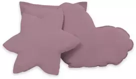 Pagalvių komplektas – pastelinis violetinis (3 vnt.)