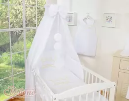 Vaikiška balta lovos užuolaida Mažasis princas“