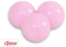 Sauso baseino plastikiniai kamuoliukai, 50 vnt., šviesiai rožiniai