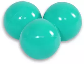 Plastikiniai kamuoliukai sausam baseinui, 50 vnt., turkio spalvos