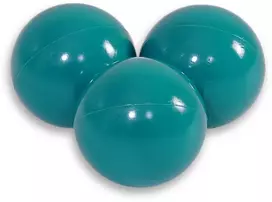 Sauso baseino plastikiniai kamuoliukai, 50 vnt., tamsiai turkio