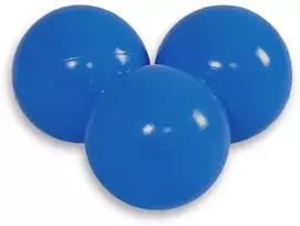Tamsiai mėlyni plastikiniai kamuoliukai sausam baseinui 50 vnt.