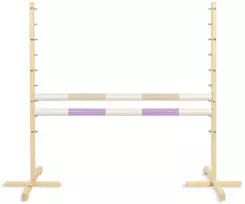 Šuolių kliūtis hobiarkliams 120 cm smėlio ir šviesiai violetinė