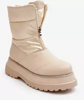 Sniego batai su storais padukais GOE MM2N4079 Smėlio spalvos