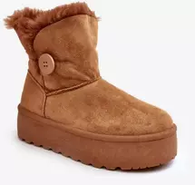 platforminiai sniego batai su dirbtiniu kailiu Camel Wikas