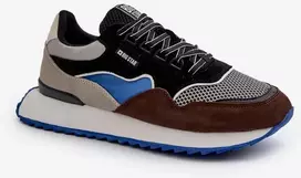 Vyriški sportbačiai Big Star NN174322 Memory Foam System Brown-Juodas