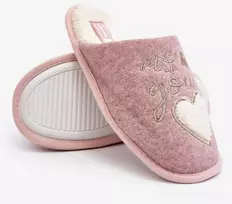 Pink klasikinės šlepetės su vilnoniu pamušalu Rožinė Mabira