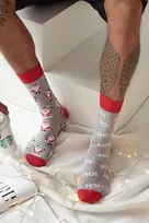 Vyriškos kojinės Santa Pilkas