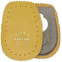 Kulno įklotai Coccine Heel Pad Cork and Leather Peccary“