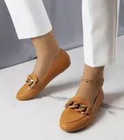 Mokasinai rudi