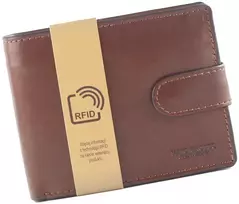Vyriška natūralios odos RFID piniginė Gregorio