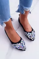 Balerinos su dekoratyviniais akmenimis Step in style