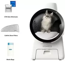 CATLINK Scoop Robot C07 savaime išsivalantis automatiškai pasipildantis išmanusis katės tualetas su dviem kamerom ir APP
