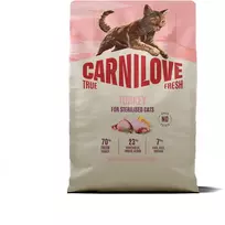 Carni Love True Fresh kalakutiena Sterilised - sausas kačių maistas - 2kg