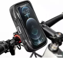 Rockbros telefono laikiklis dviraviui su lietimui jautriu langu, iki 6"