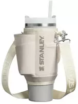 Stanley nešiojimo dėklas skirtas The All-Day Quencher Carry-All 1.18L termo puodeliui su šiaudeliu, kreminės spalvos