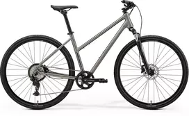 Dviratis Merida Crossway 20 Lady 2026 silk warm slate pilkas(juodas)-L (Dydis: L)