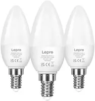 LEPRO 600059-WW-EU-3 LED lemputė, E14, C37, 4.2W (40W), 470 lm, 2700K (šilta balta), 250°, 3 vnt. rinkinyje